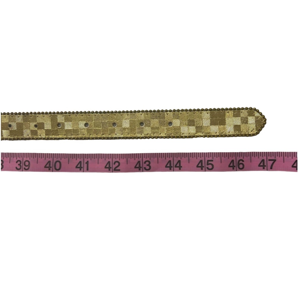 Elite Belt ~ Vintage Gold Belt ~ Measurements Pictured - Picture 9 of 16